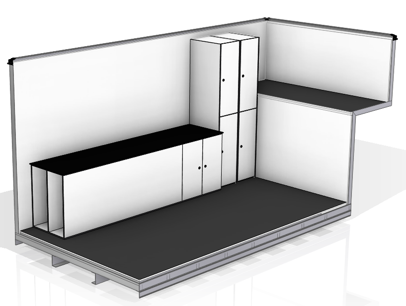 Insulated truck bodies made of composite panels.